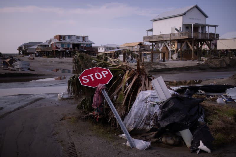 Aftermath of Hurricane Ida in Louisiana