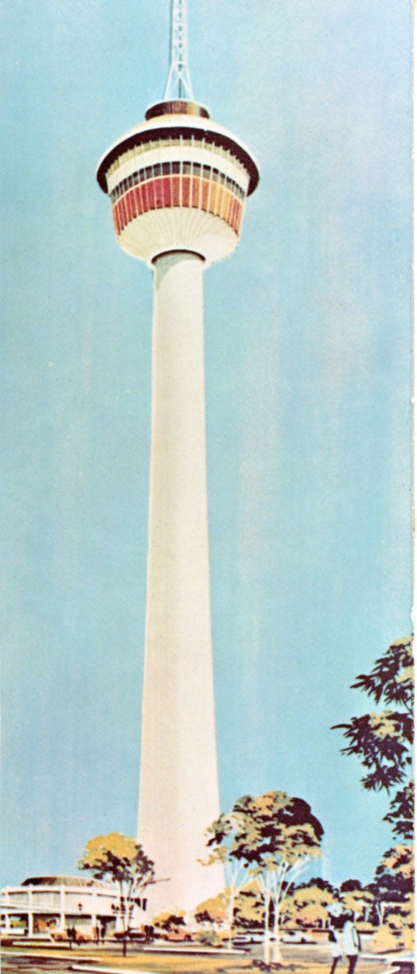 This beautiful spire is how the Rev. Rex Humbard envisioned the Cathedral Tower at State Road and Portage Trail in Cuyahoga Falls. The 750-foot structure would have been the tallest building in Ohio and seventh tallest in the United States.
