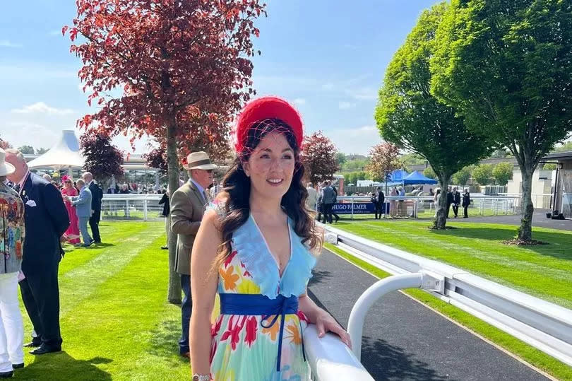 Stephanie had a grand day out at Chester Races -Credit:MEN/Stephanie Corlett