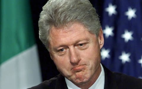 Bill Clinton was impeached over the Monica Lewinsky scandal - Credit: AP