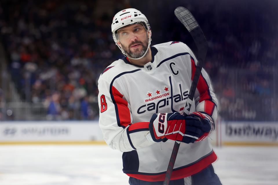 Alex Ovechkin is on pace to pass Wayne Gretzky’s record of 894 goals next season.