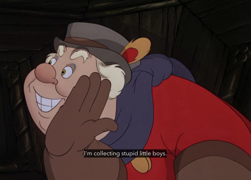 The Coachman in the original Pinocchio