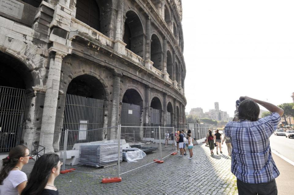 Al via i lavori di recupero del Colosseo