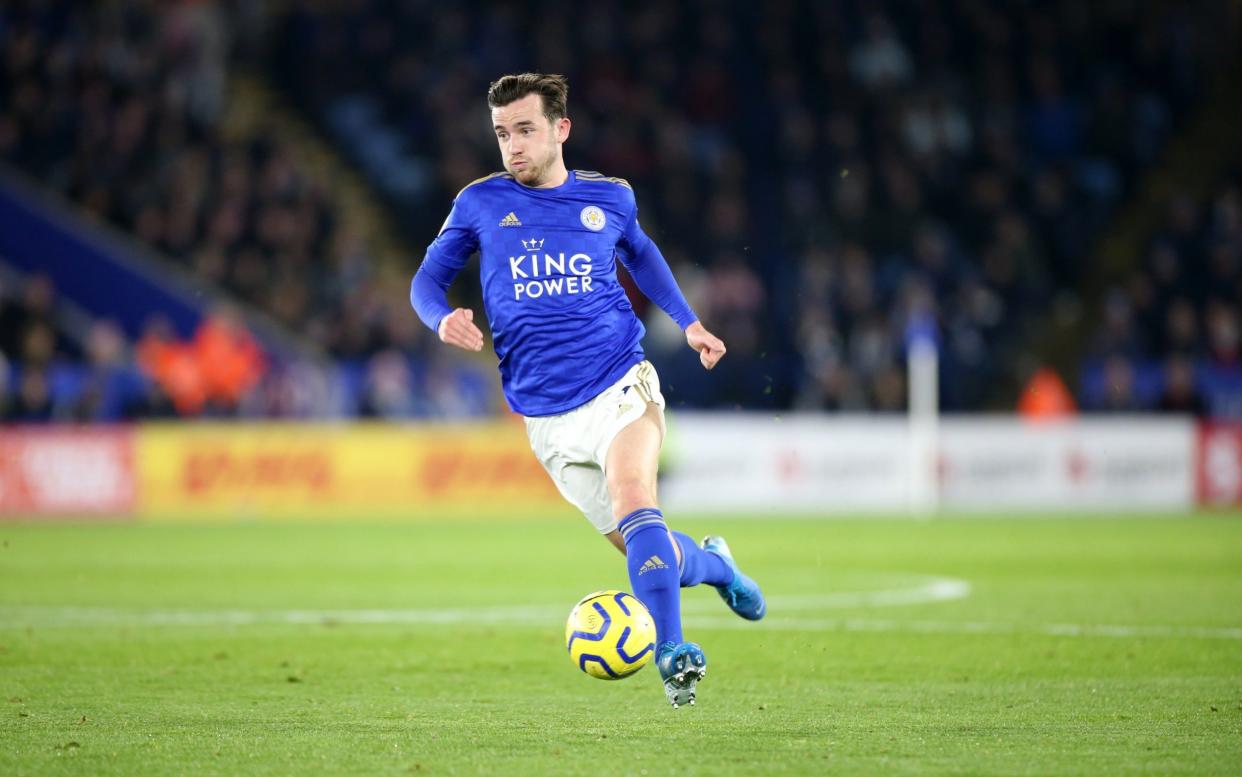 Ben Chilwell of Leicester City during the Premier League match between Leicester City and Everton FC at King Power Stadium on December 1st - Getty Images