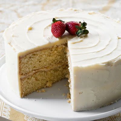 Yellow Layer Cake with Vanilla Frosting