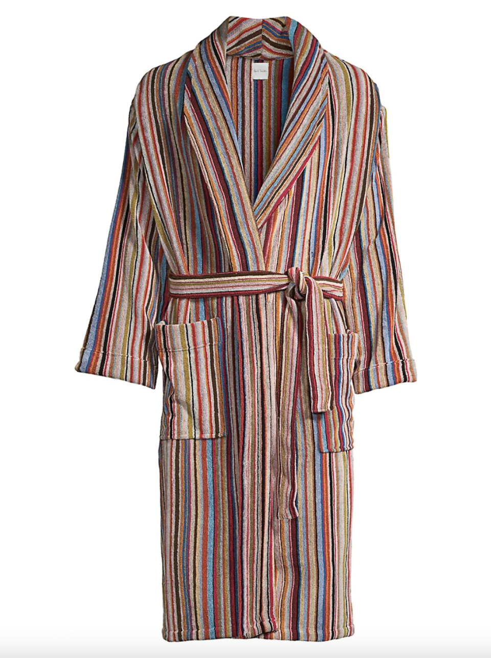 <p><a href="https://go.redirectingat.com?id=74968X1596630&url=https%3A%2F%2Fwww.saksfifthavenue.com%2Fproduct%2Fpaul-smith-multi-stripe-robe-0400011594205.html&sref=https%3A%2F%2Fwww.esquire.com%2Fstyle%2Fmens-fashion%2Fg26042535%2Fbest-bath-robes-dressing-gowns-men%2F" rel="nofollow noopener" target="_blank" data-ylk="slk:Shop Now;elm:context_link;itc:0;sec:content-canvas" class="link ">Shop Now</a></p><p>Multi-Stripe Robe</p><p>saksfifthavenue.com</p><p>$325.00</p>