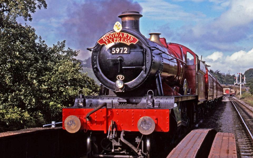 North Yorkshire Moors Railway while filming Harry Potter