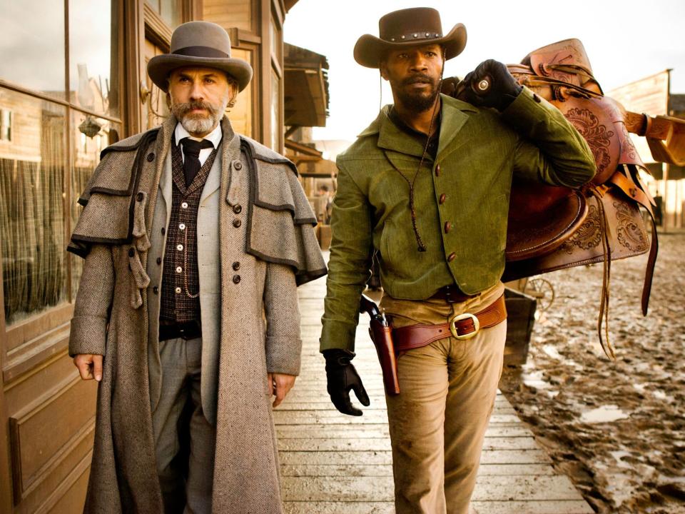 django unchained christoph waltz jamie foxx