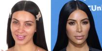 <p>Kim's natural eyebrow game is oh-so strong, and we've got the pics to prove it...</p><p>Side note: How is her hair always <em>that</em> glossy?</p>