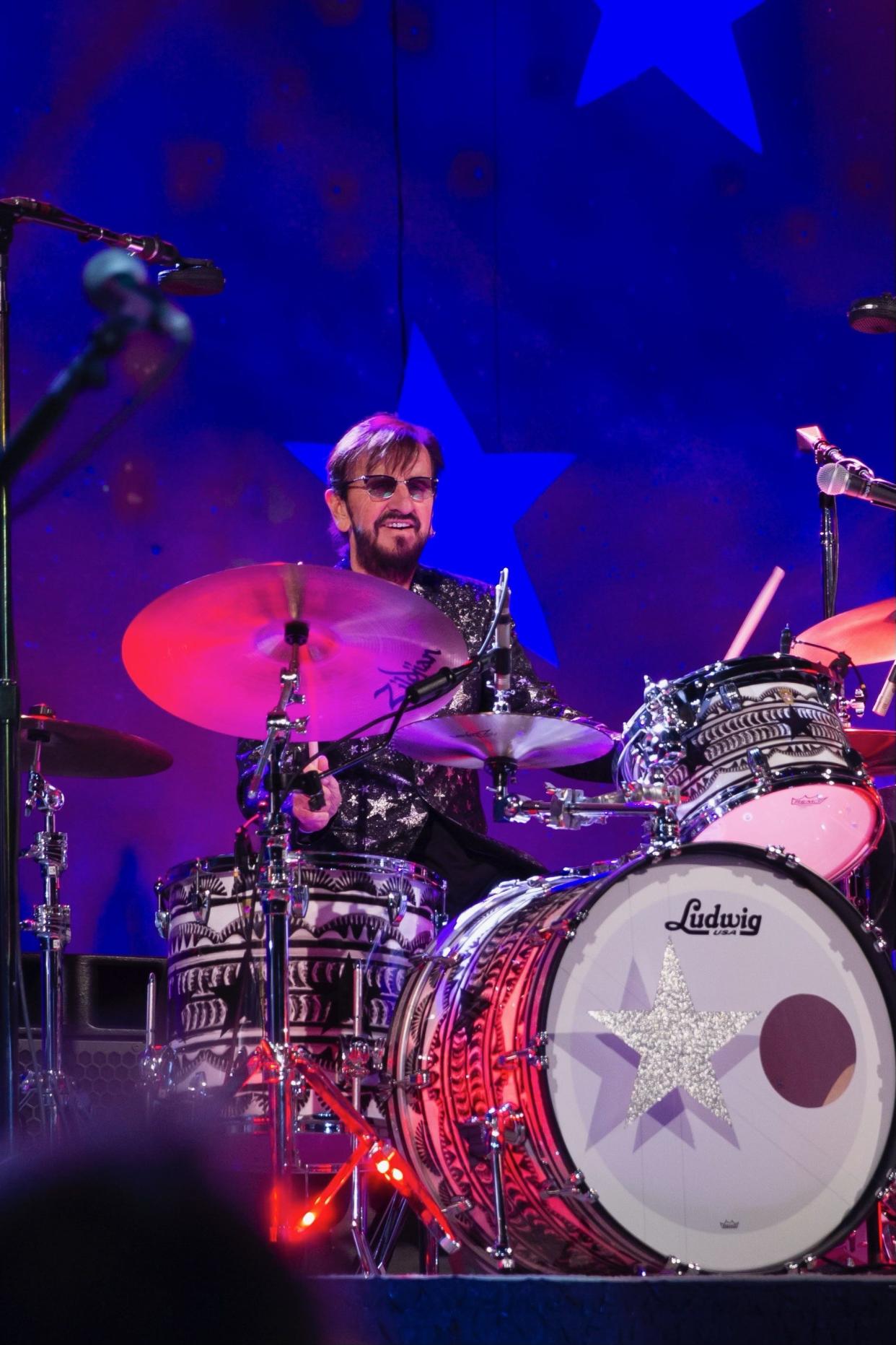 Ringo Starr says he rarely plays his drums unless he's recording, rehearsing or playing live with the All-Starr Band.