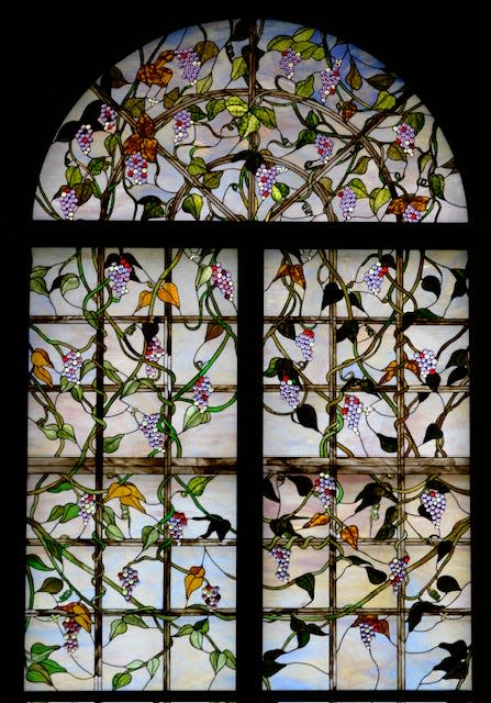 A large, intricate window is a popular piece.