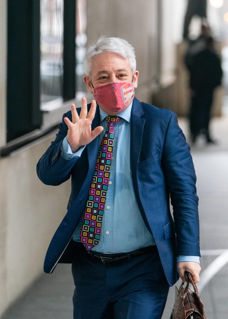 John Bercow is pictured on Sunday in London (Dominic Lipinski/PA) (PA Wire)