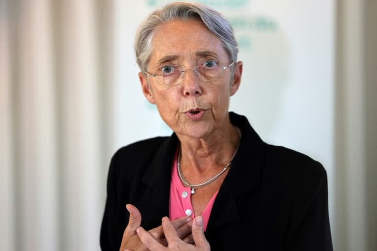 La Première ministre française Elisabeth Borne, à Bois-Colombes, près de Paris, le 23 juin 2022  - Thomas COEX © 2019 AFP