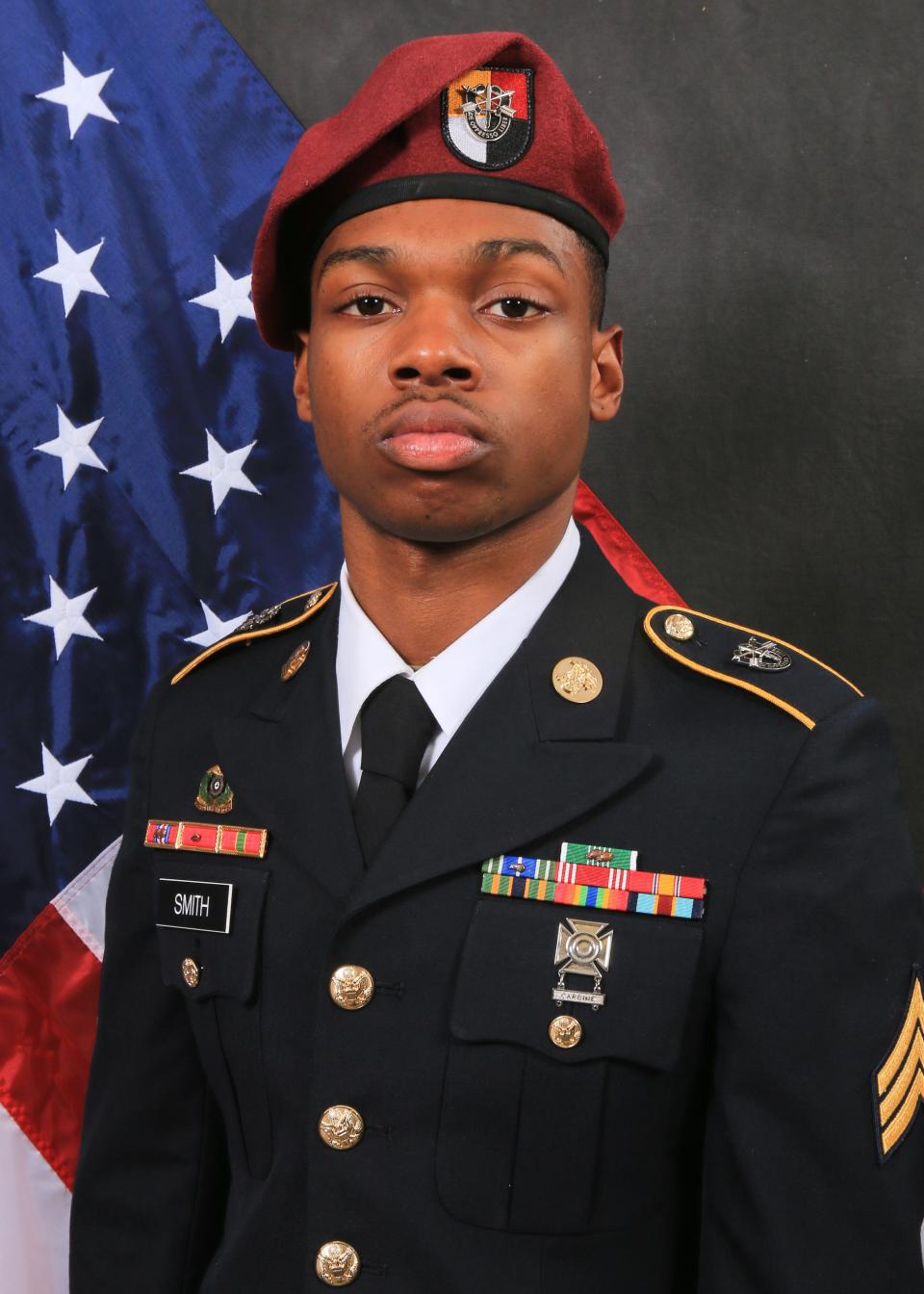 Staff Sgt. Jimmy Smith, 24, was fatally shot Wednesday, Jan. 18, 2023. Officials announced Monday that a murder warrant was issued for another soldier in Smith's killing.