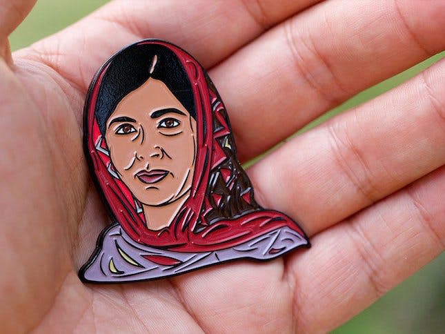 Joy Complex Malala Yousafzai Soft Enamel Pin