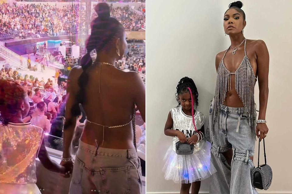 <p>Crosby Sparrow/Instagram; Gabrielle Union-Wade/Instagram</p> Gabrielle Union and Kaavia James