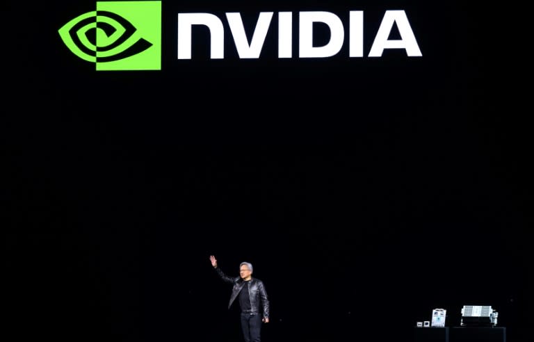 Le patron de Nvidia, Jensen Huang, le 18 mars 2024 à San Francisco, en Californie (JOSH EDELSON)