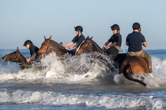 The King’s Troop Royal Horse Artillery in Norfolk