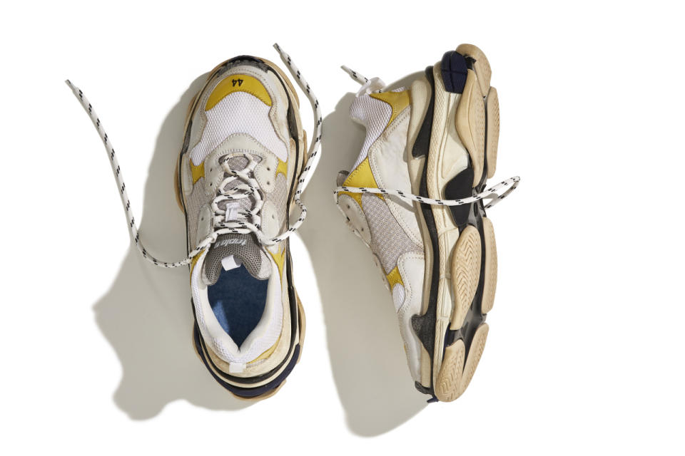 The Balenciaga Triple S sneaker. - Credit: Courtesy Photo