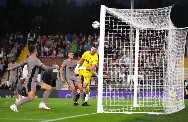 Carabao Cup Second Round, Fulham 1 - 1 Tottenham Hotspur