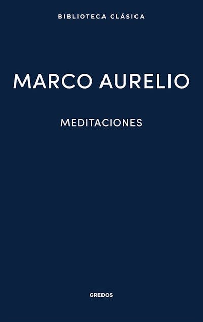 Portada de una de las ediciones en español de las _Meditaciones_ de Marco Aurelio.