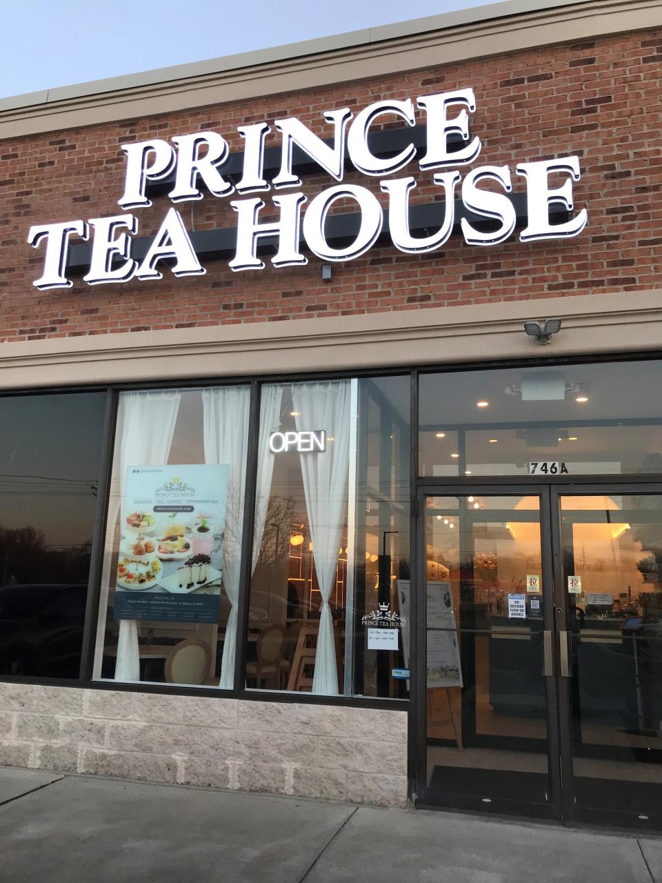 The newly opened Prince Tea House on W. Route 70 at N. Cropwell Road in Marlton offers more than afternoon tea. It is the first of the company's franchises to come to  South Jersey.