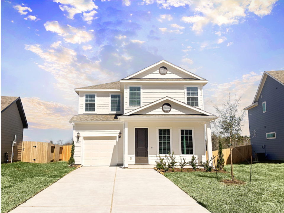 A home in Lakeside Conroe, a build-to-rent community in Montgomery, Texas.