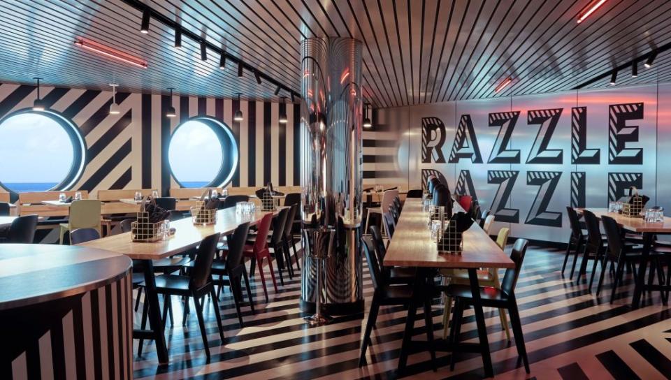 Razzle Dazzle, our vegetarian-forward (and omnivore-friendly) restaurant interior.