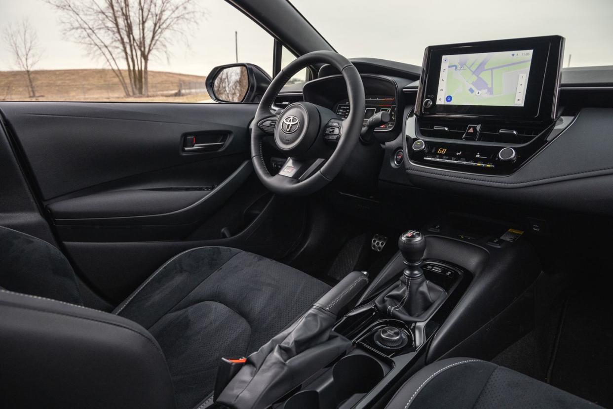 2024 toyota gr corolla interior