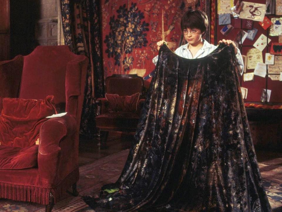 Harry Potter & The Sorcerer's Stone invisibility cloak