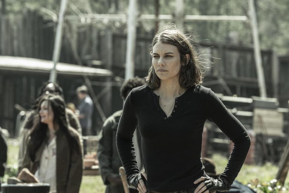 Lauren Cohan in the series finale of 'The Walking Dead'