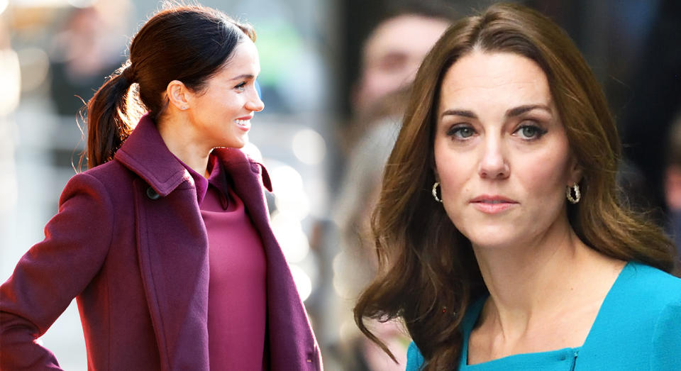 Meghan Markle and Kate Middleton reportedly don’t get on. [Photo: Getty]