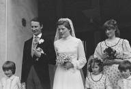 <p>Right around the time she attended a Swiss finishing school, Diana served as a bridesmaid at her sister Lady Jane Spencer's London wedding. At this point she had already met <a href="https://www.goodhousekeeping.com/life/news/a43406/princess-diana-shorter-prince-charles-pictures/" rel="nofollow noopener" target="_blank" data-ylk="slk:Prince Charles;elm:context_link;itc:0;sec:content-canvas" class="link ">Prince Charles</a> — when he was dating her other sister, Lady Sarah. </p>