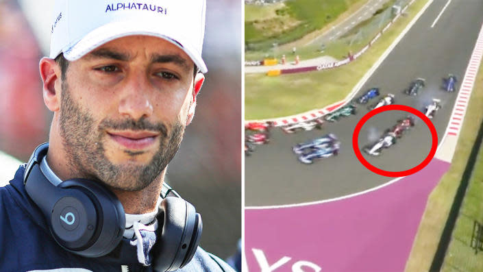 Seen here, Daniel Ricciardo at the Hungarian Grand Prix. 