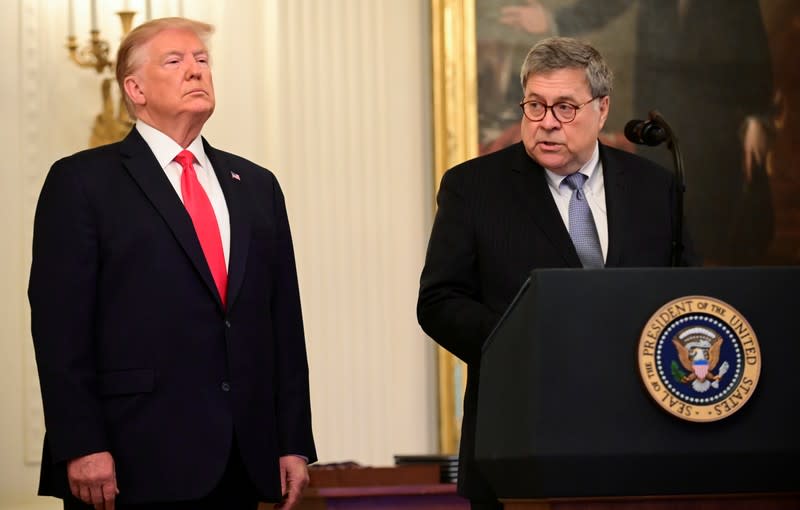 FILE PHOTO: U.S. President Trump presents Medals of Valor and heroic commendations at the White House in Washington