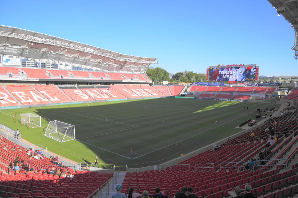 The NWSL wants to fill the sports void with a month-long tournament hosted by the Utah Royals near Salt Lake City. (Daniela Porcelli/Getty Images)