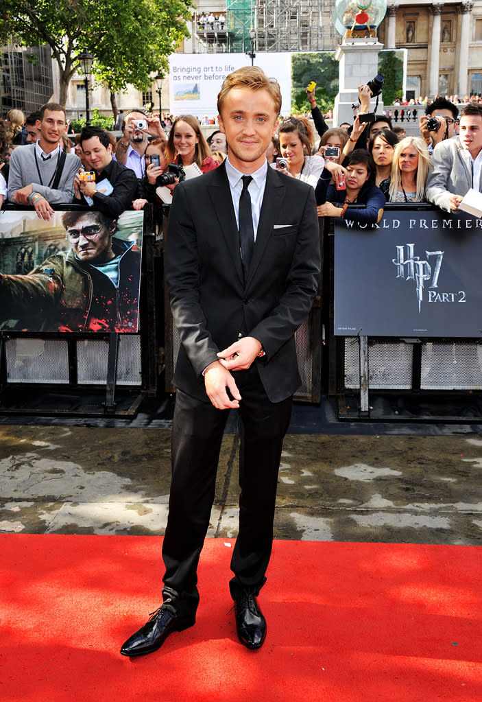 Harry Potter UK Premiere 2011 Tom Felton