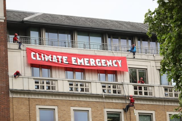 Greenpeace protest outside BP headquarters