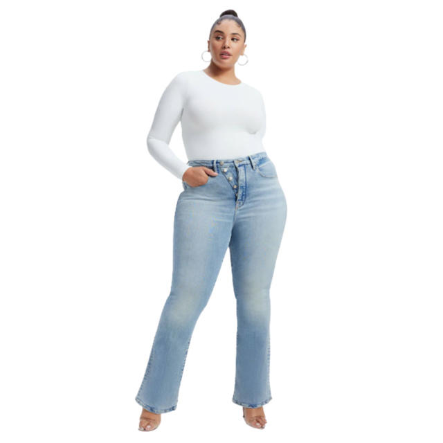 GOOD LEGS FLARE MEGA COMPRESSION JEANS | INDIGO443