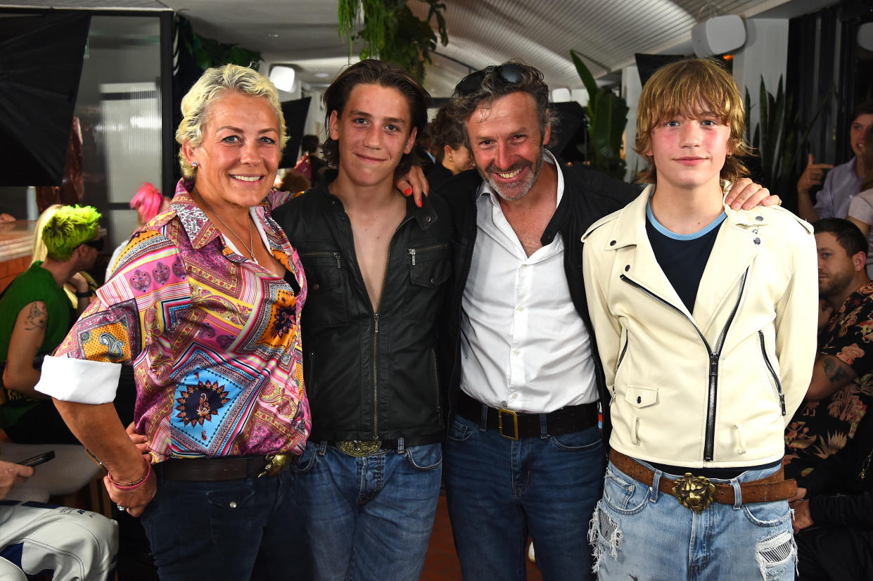 Sarah Beeny, Charlie Swift, Graham Swift and Billy Swift