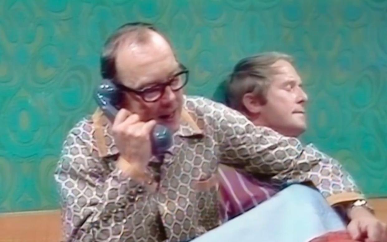 Eric Morecambe and Ernie Wise in a restored episode of their classic show - BBC