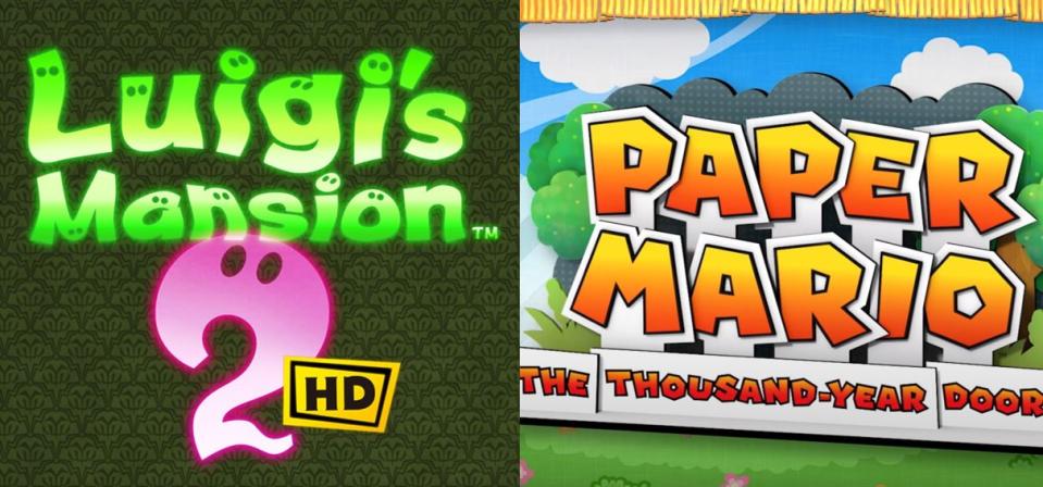 Luigi's Mansion y Paper Mario podría reaparecer esta semana