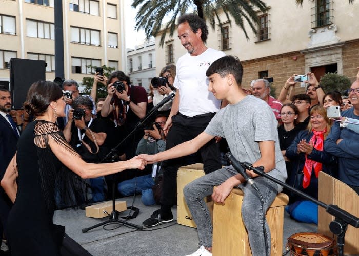 Los Reyes en el conciert Tempo de Luz