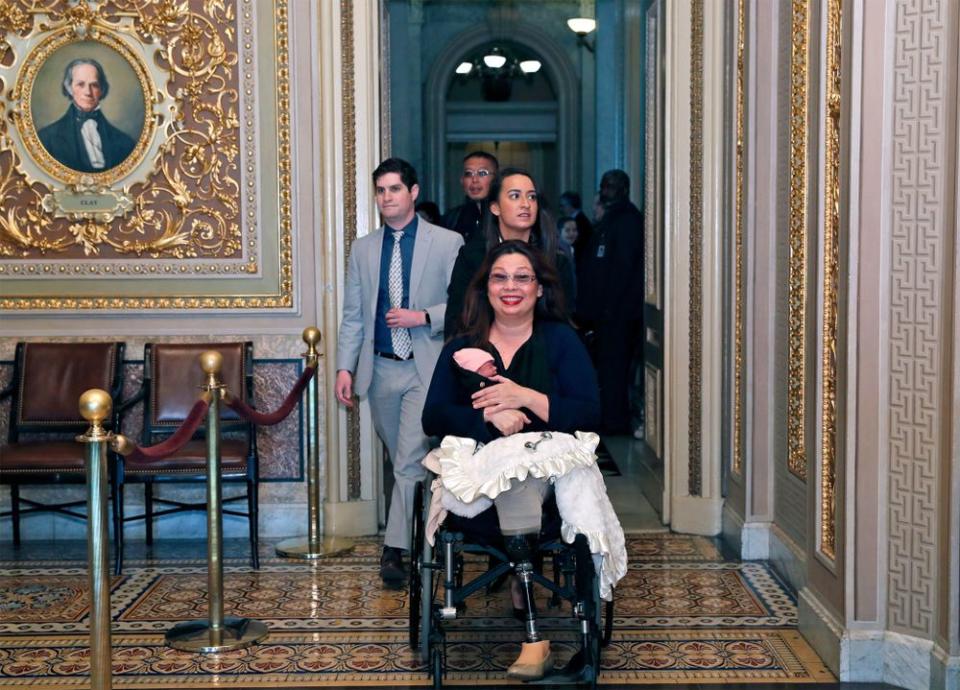 Sen. Tammy Duckworth and daughter Maile