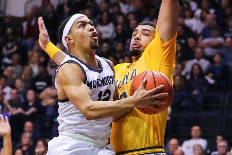 Top-seeded Monmouth lost Sunday on Siena’s home floor. (Getty Images)