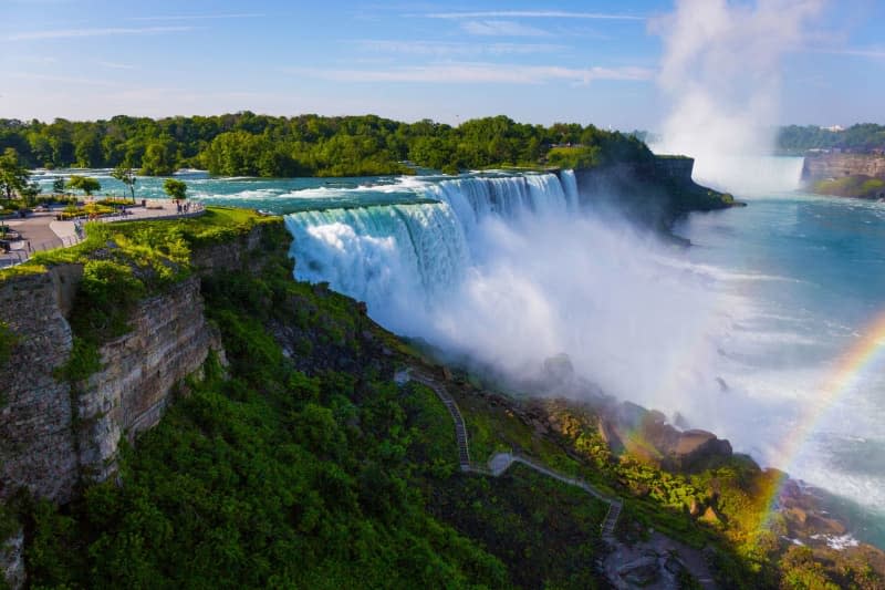 The solar eclipse will also be visible over the world-famous Niagara Falls, assuming there's a clear sky. Gary Hodges/Visit The USA/dpa