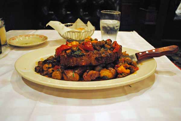 8. Prime New York Steak Contadina style -- Maggiano’s Little Italy