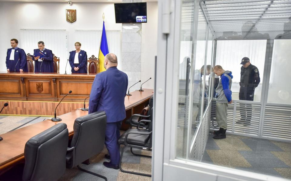  Ukrainian court sentences Russian serviceman to life in prison for killing a civilian,  - OLEG PETRASYUK/EPA-EFE/Shutterstock