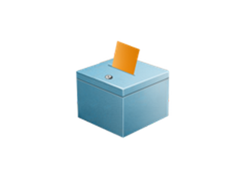 20. Ballot Box With Ballot