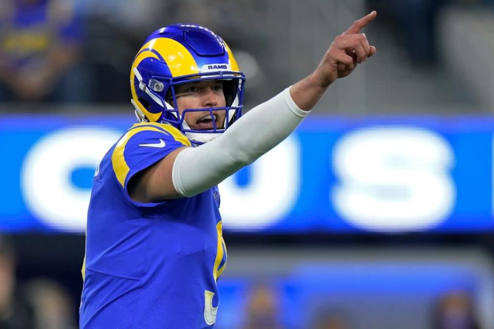 Cardinals Rams Football (Copyright 2022 The Associated Press. All rights reserved)